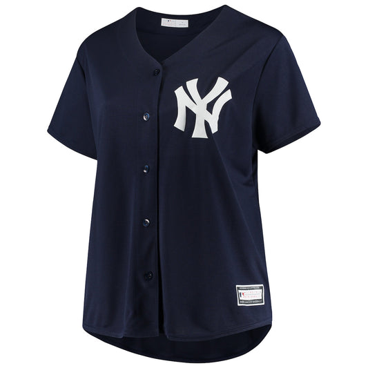 Women's  Profile Yankees Plus Size Alternate Replica Team Jersey - Navy