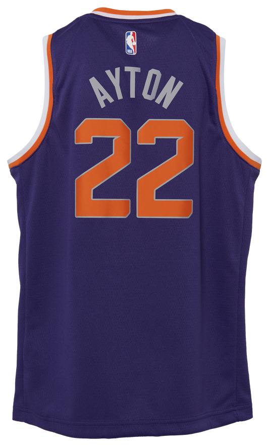 Boys' Grade School Ayton Deandre Nike Suns Swingman Jersey - Purple