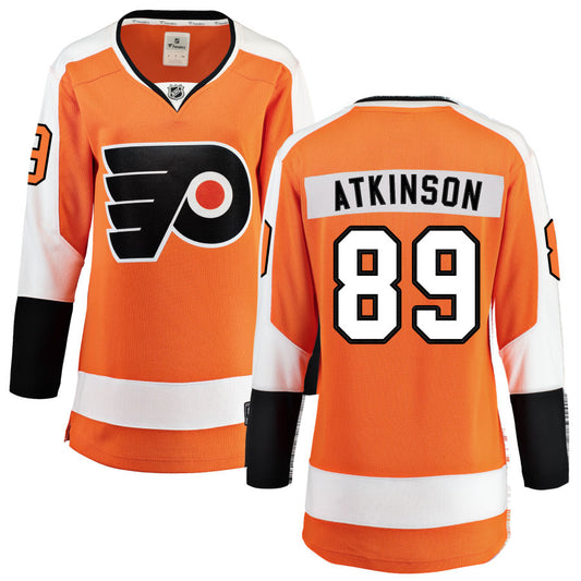 Cam Atkinson Philadelphia Flyers Fanatics Branded Women's Home Breakaway Jersey - Orange