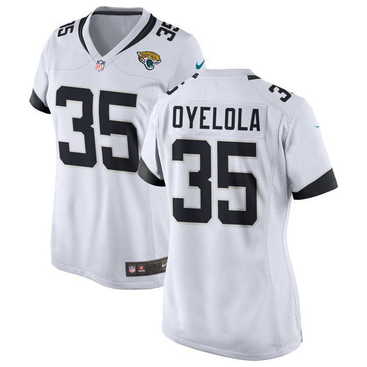 Ayo Oyelola Jacksonville Jaguars Nike Women's Game Jersey - White