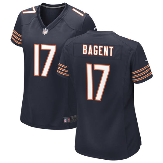 Tyson Bagent Chicago Bears Nike Women's Game Jersey - Navy