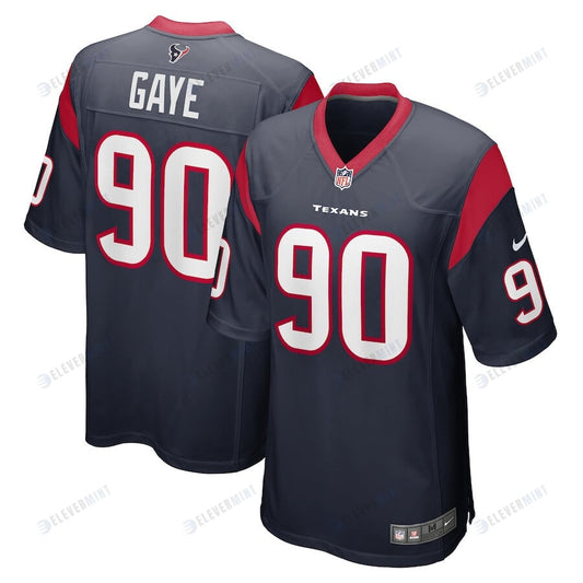 Ali Gaye 90 Houston Texans Men's Team Game Jersey - Navy