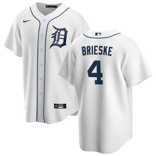 Beau Brieske Detroit Tigers Nike Home Replica Jersey - White