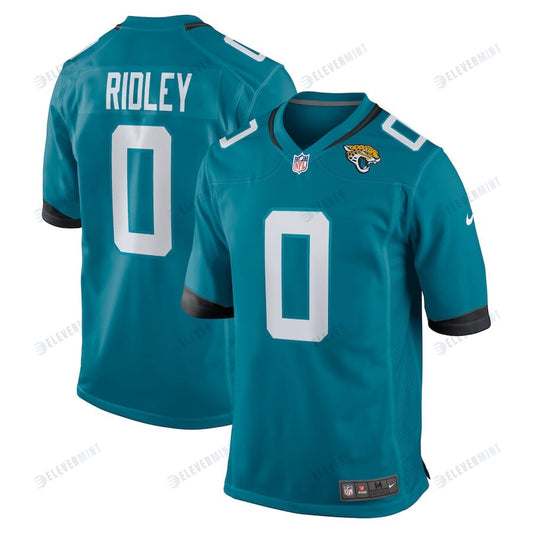 Calvin Ridley 0 Jacksonville Jaguars Men's Game Jersey - Teal