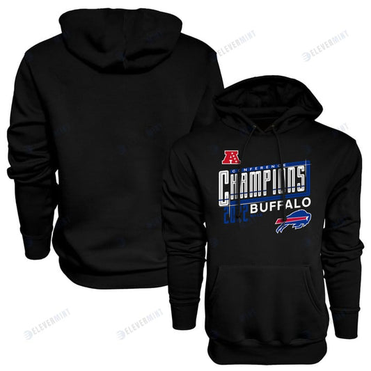 Buffalo Bills 2022 AFC Conference Champions Kick Hoodie - Black