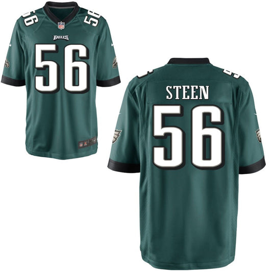 Tyler Steen Philadelphia Eagles Nike Youth Game Jersey - Midnight Green