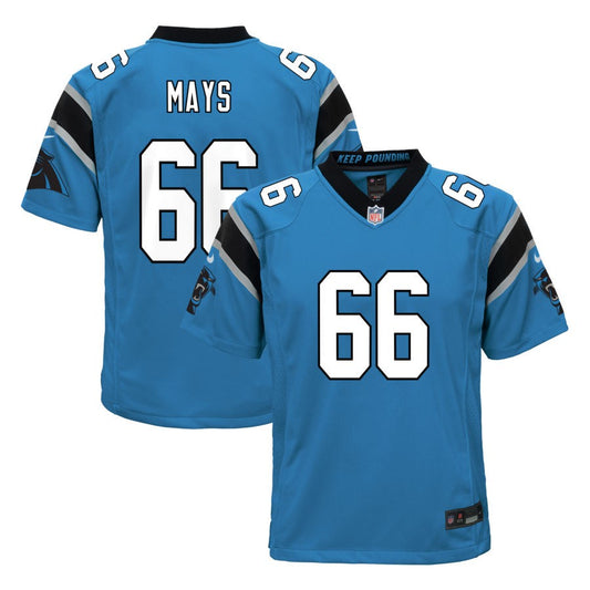 Cade Mays  Carolina Panthers Nike Youth Alternate Game Jersey - Blue