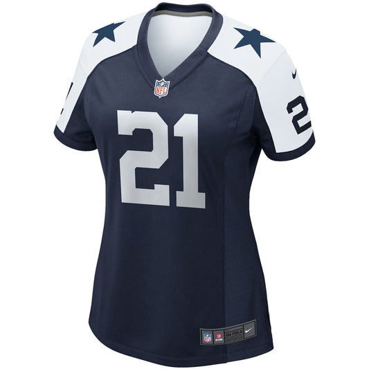 Women's Ezekiel Elliott Nike Dallas Cowboys Game Jersey - Navy