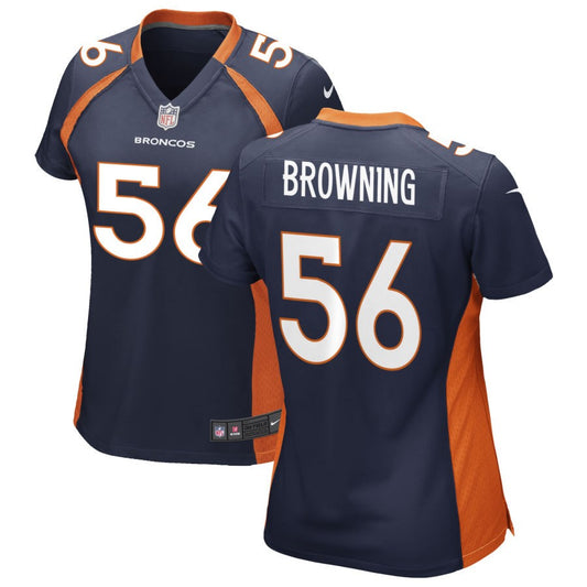 Baron Browning Denver Broncos Nike Women's Alternate Game Jersey - Navy