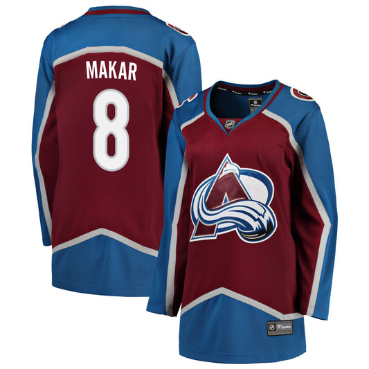 Cale Makar Colorado Avalanche Fanatics Branded Women's Home 2022 Stanley Cup Champions Breakaway Jersey - Burgundy