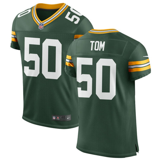 Zach Tom Green Bay Packers Nike Classic Elite Jersey - Green