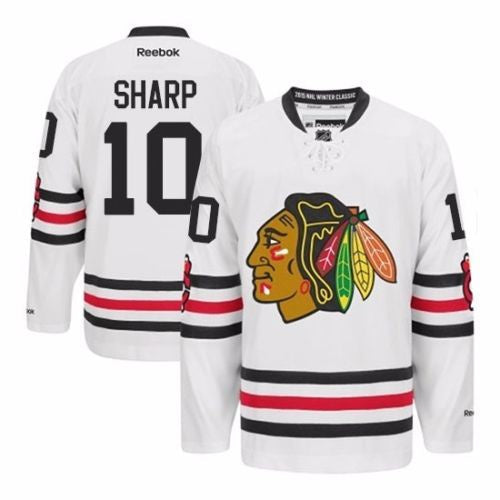 Youth Chicago Blackhawks Patrick Sharp Reebok 2015 Winter Classic Premier Jersey