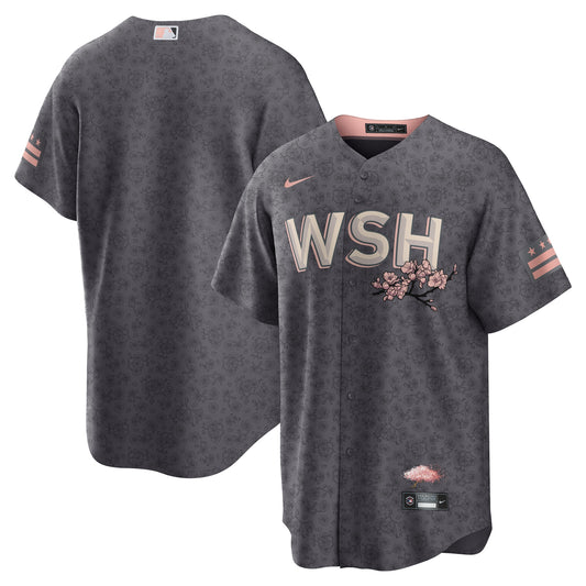 Washington Nationals Nike City Connect Replica Team Jersey - Gray