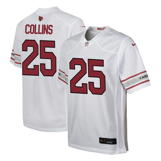 Zaven Collins  Arizona Cardinals Nike Youth Game Jersey - White