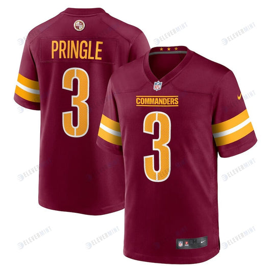 Byron Pringle 3 Washington Commanders Men Game Jersey - Burgundy