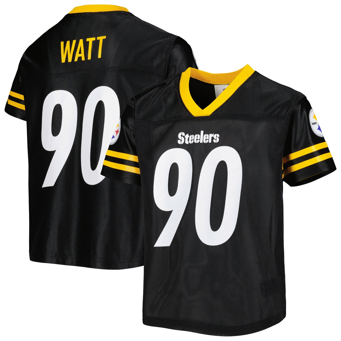 Youth T.J. Watt Black Pittsburgh Steelers Player Jersey