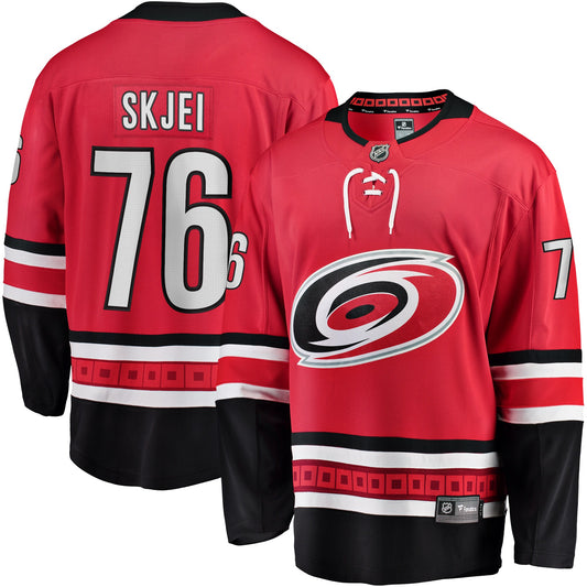 Brady Skjei Carolina Hurricanes Fanatics Branded Breakaway Player Jersey - Red