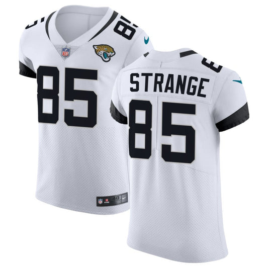 Brenton Strange Jacksonville Jaguars Nike Vapor Untouchable Elite Jersey - White